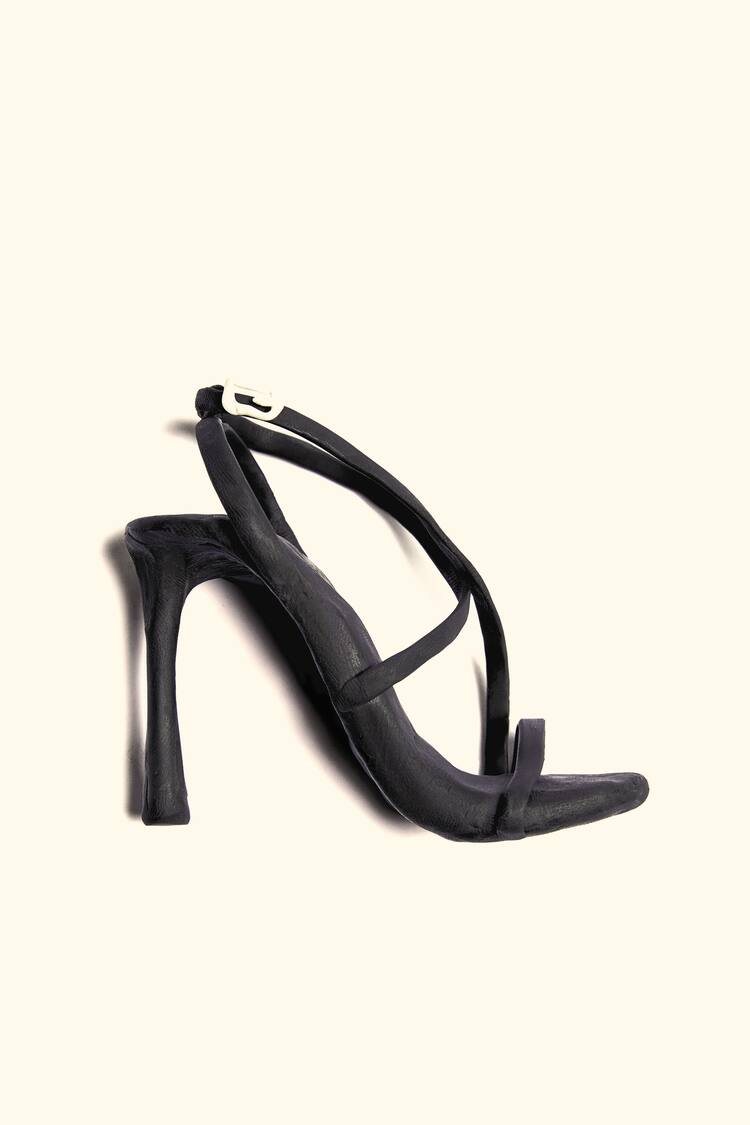 Strappy stiletto heel sandals