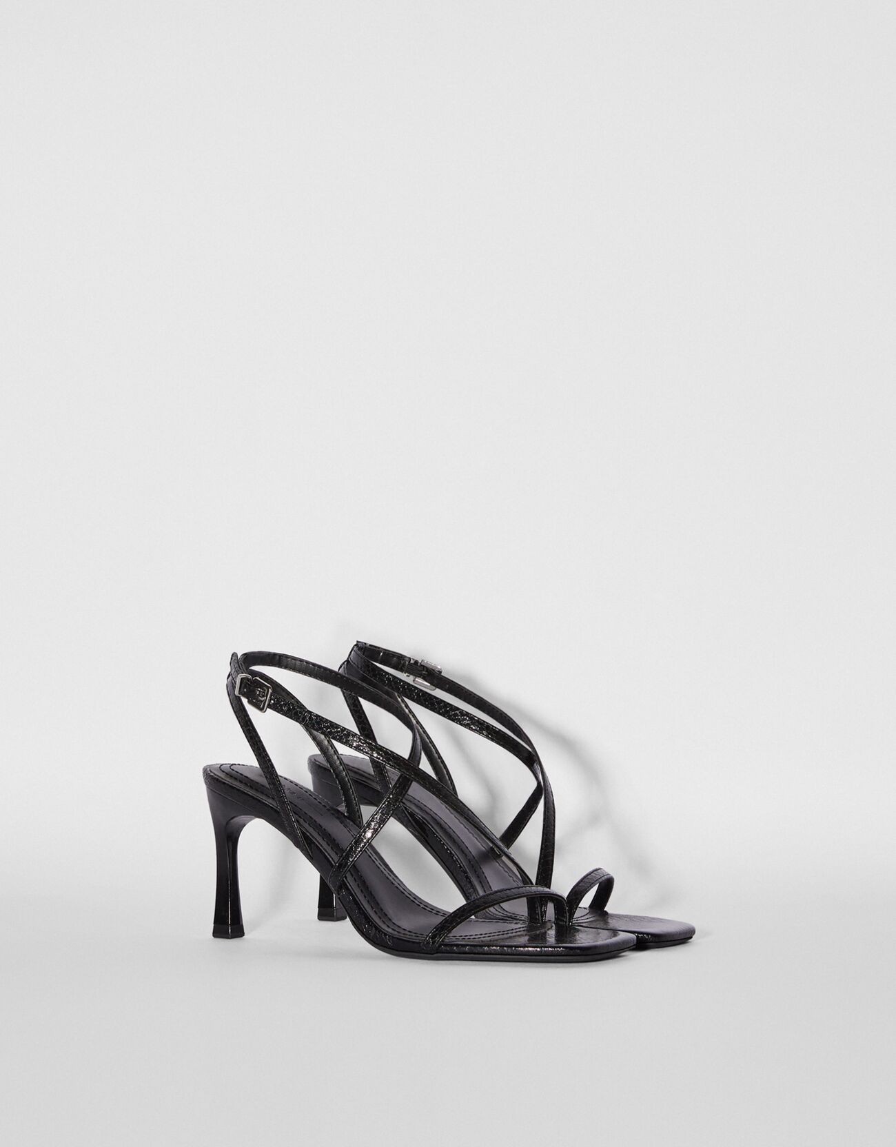 Strappy stiletto heel sandals - Shoes 