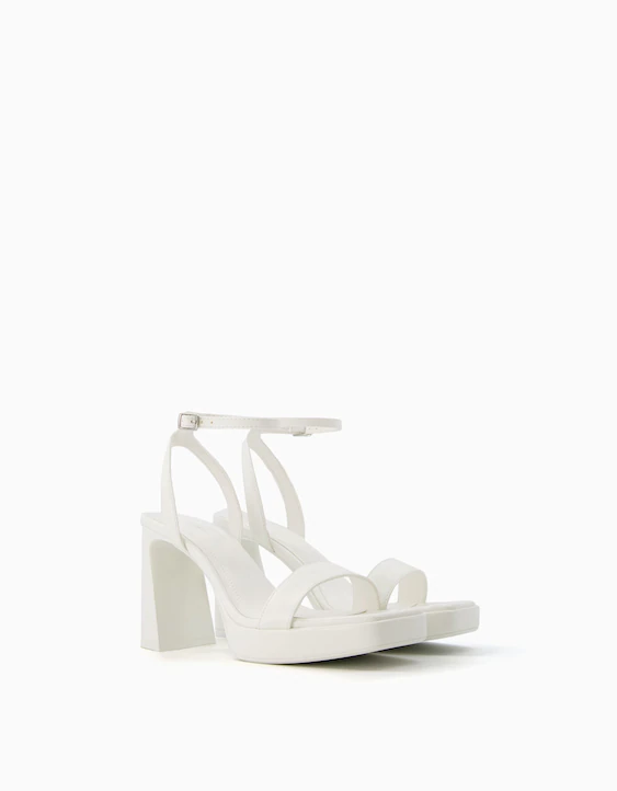 Sandalia tacón mini plataforma pulsera Zapatos - Mujer