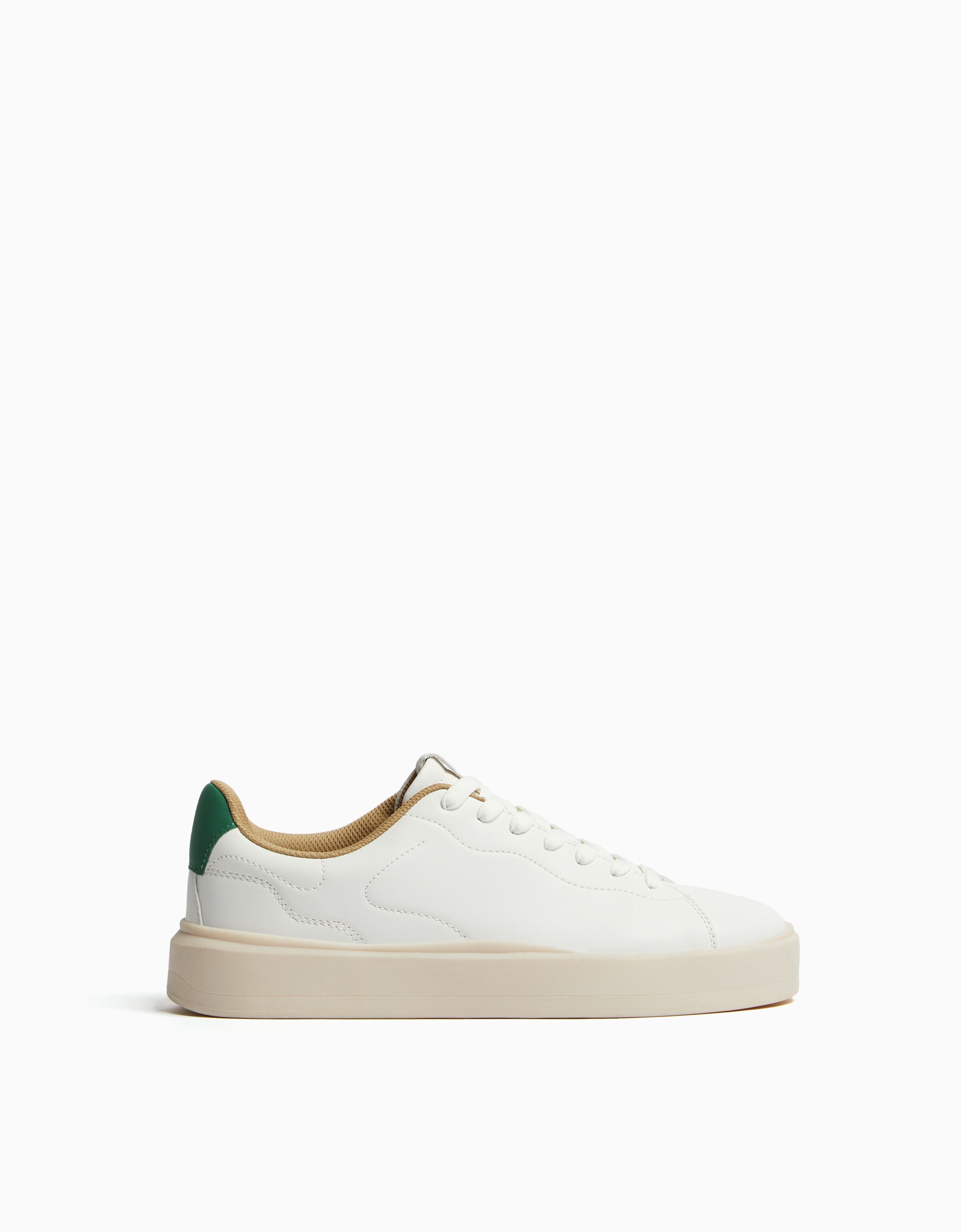 tenis blancos bershka hombre