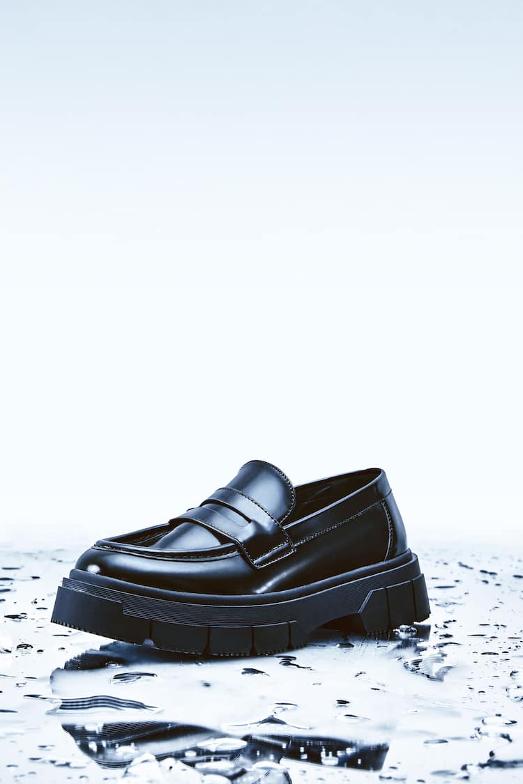 Men’s loafers with track soles