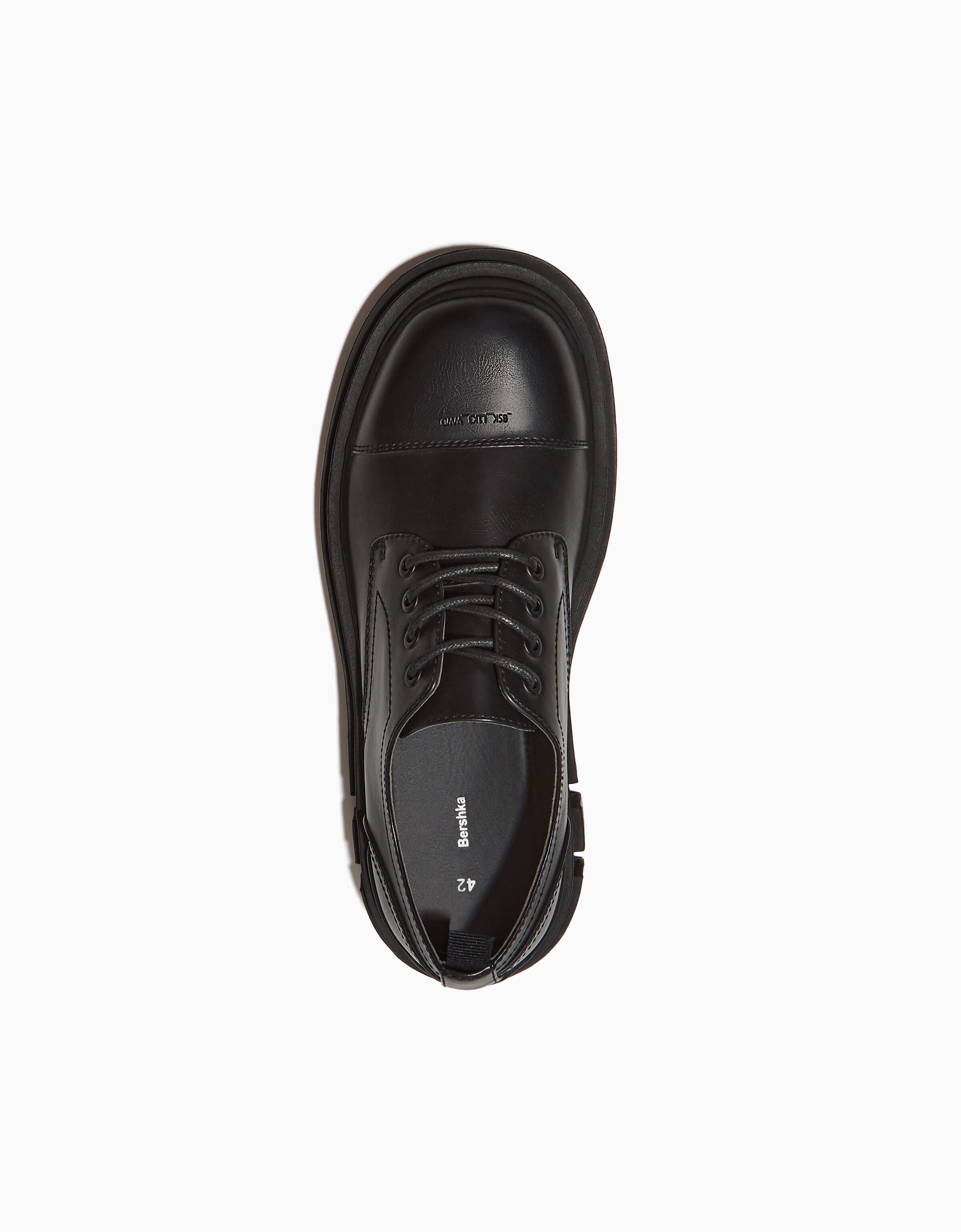 Men’s dress shoes with track soles