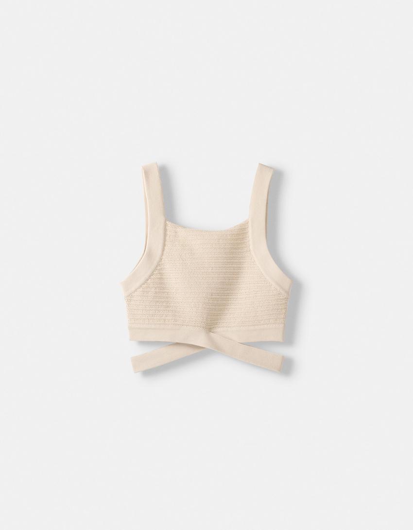 Conxunto top e saia cut out-Area-4