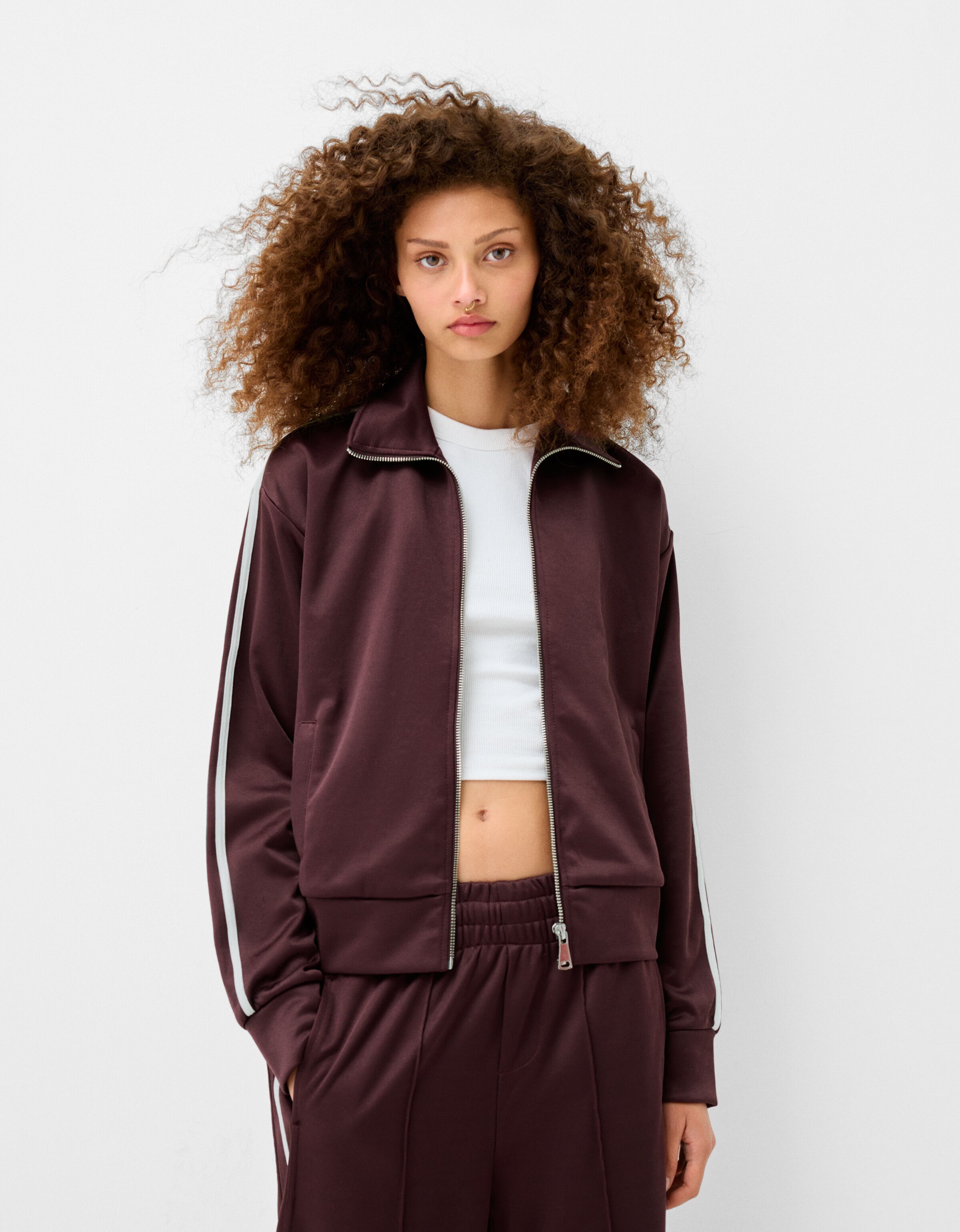 Sudadera adidas banda lateral shop