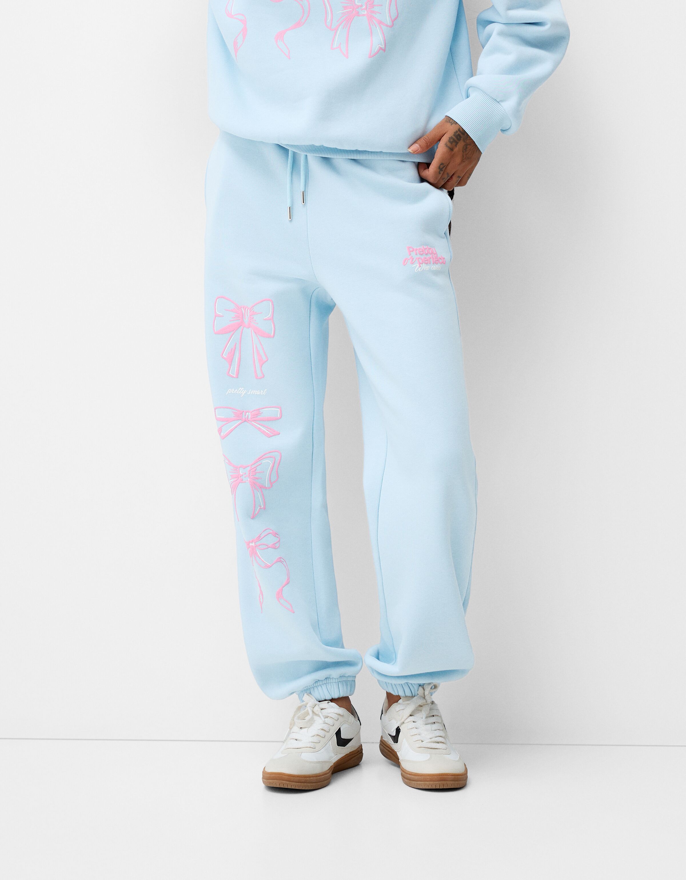 Bershka butterfly joggers new arrivals