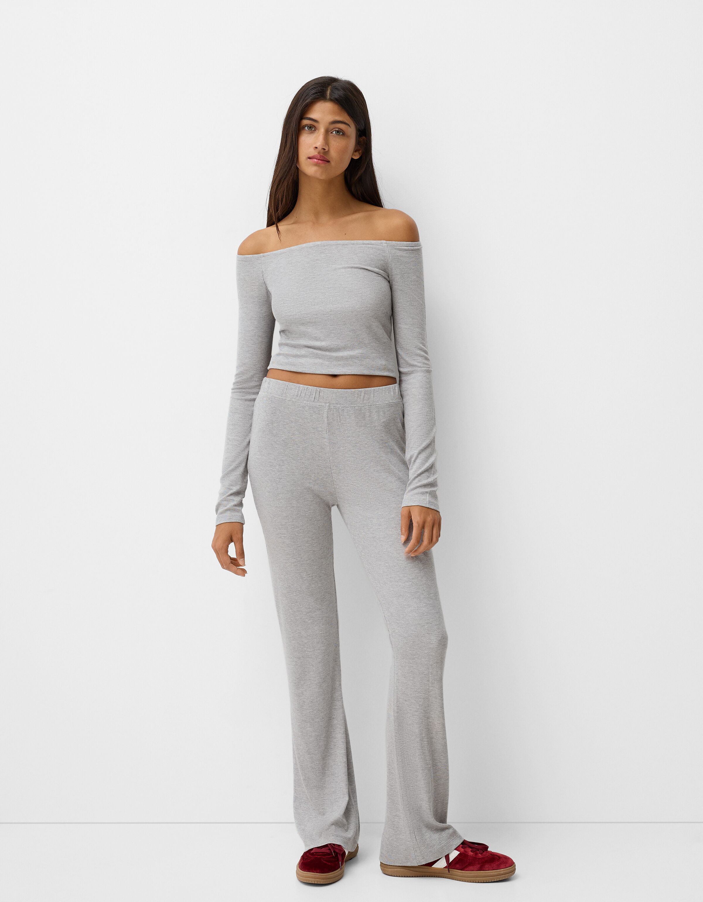Pantalon culotte bershka best sale