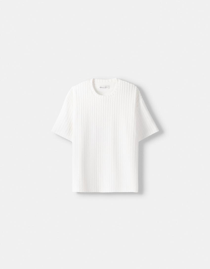 Ensemble top et pantalon-Blanc-5