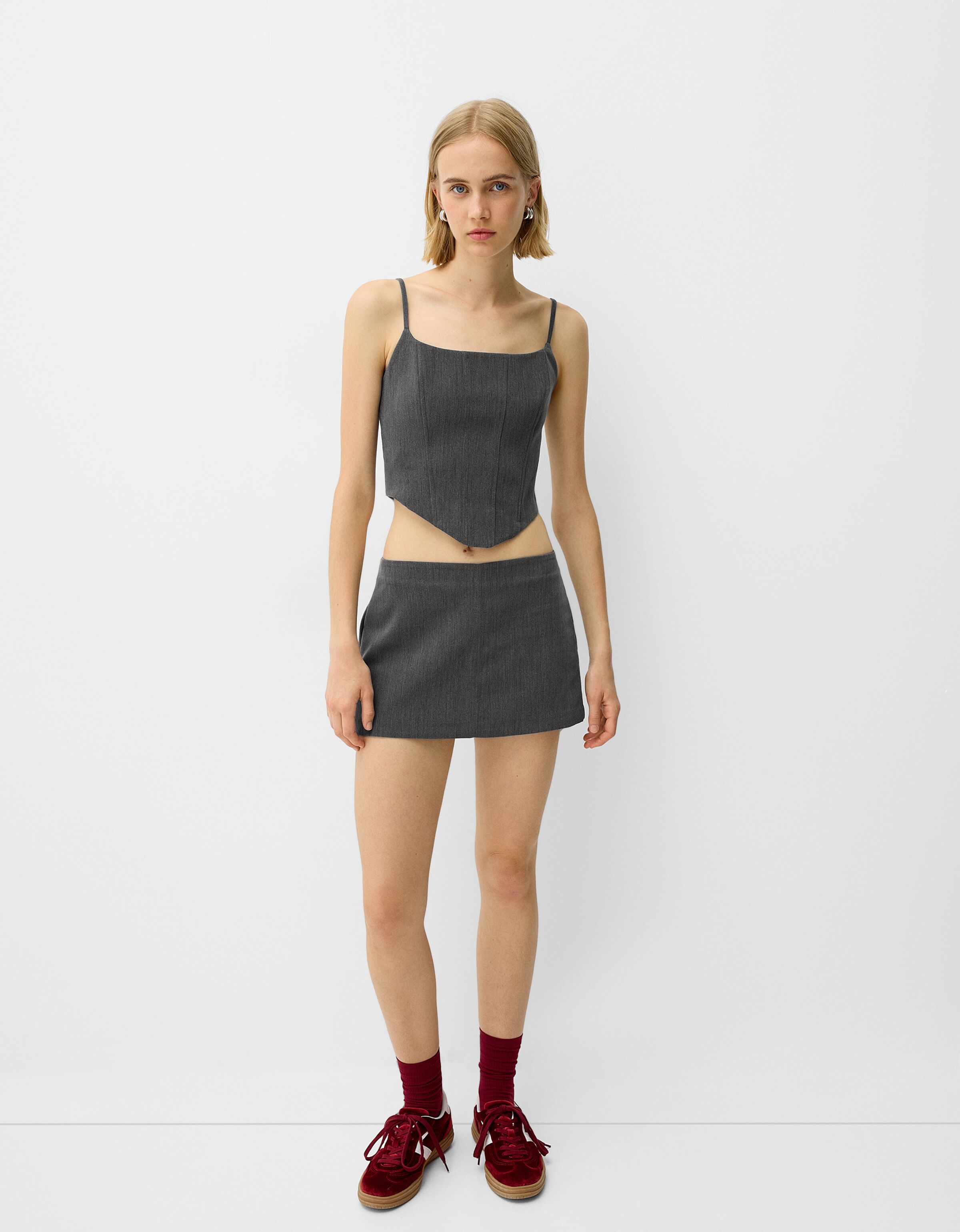 Completo gonna e top bershka best sale