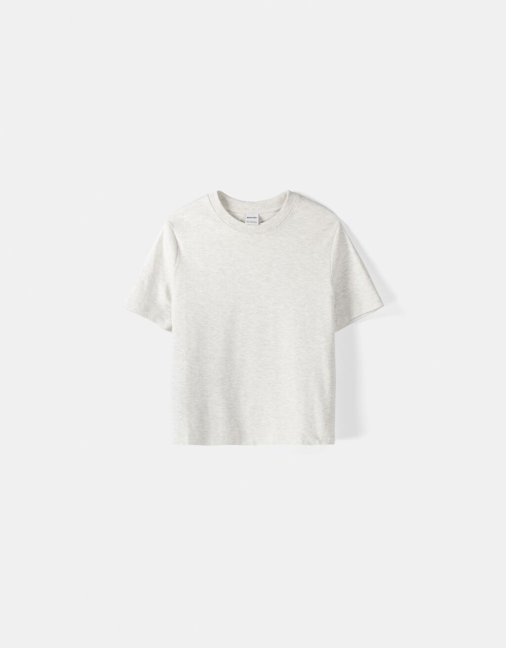 Maglietta a maniche corte regular fit-Grigio-4