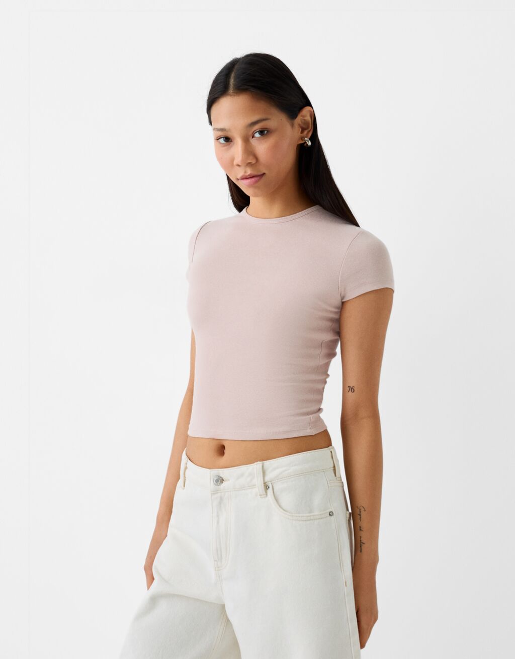 Camiseta manga corta cuello redondo-Arena-0