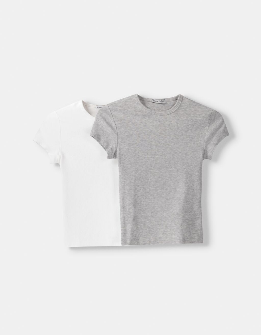 Pack de 2 t-shirts de manga curta com decote redondo-Multicolor-4