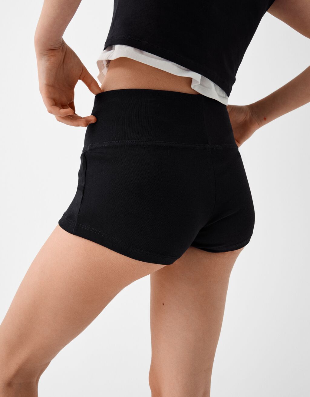 Calções mini-Preto-3