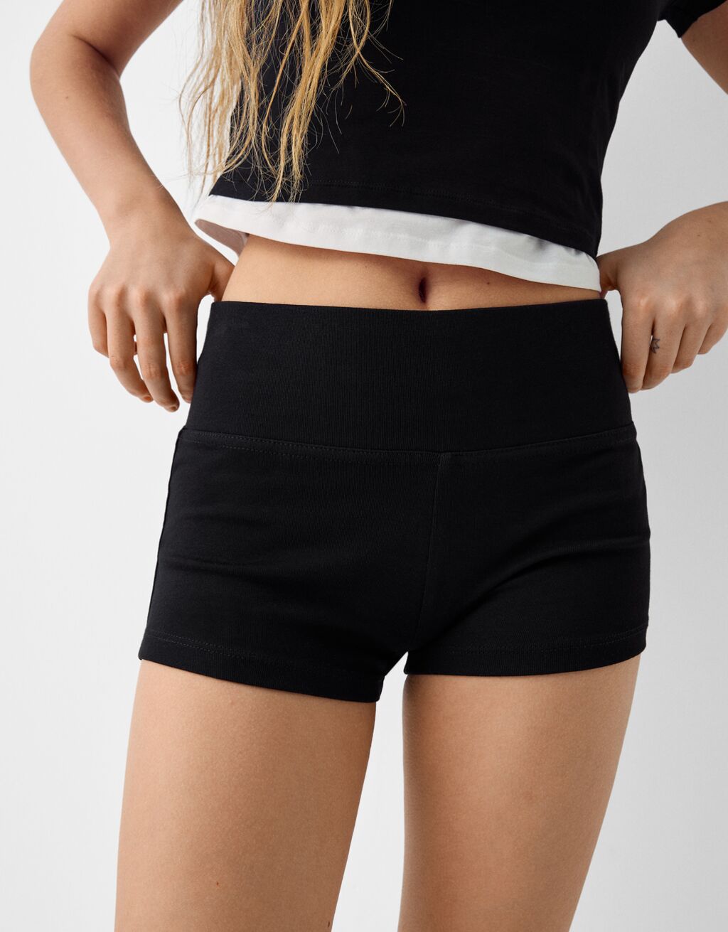 Calções mini-Preto-6