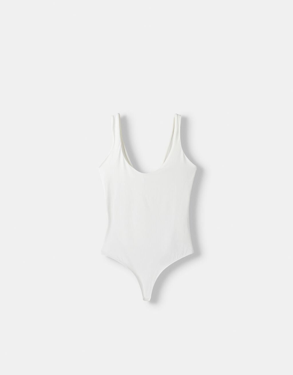 Body con bretelle-Bianco-5