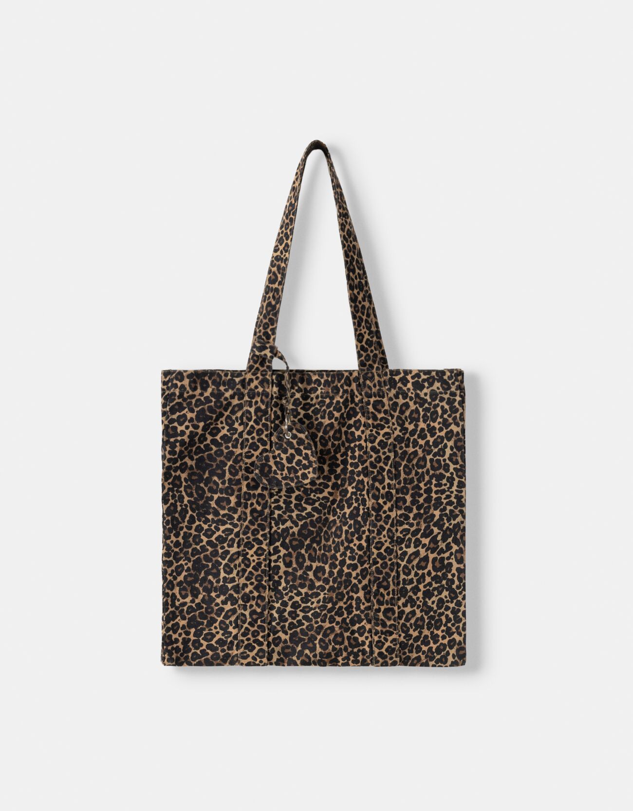 Bershka Shopper-Tasche Mit Animalprint Damen Braun