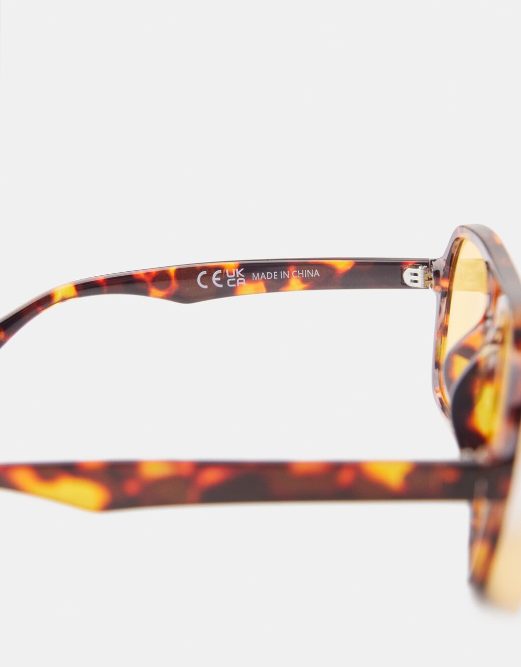 Retro güneş gözlüğü-Kahverengi-5