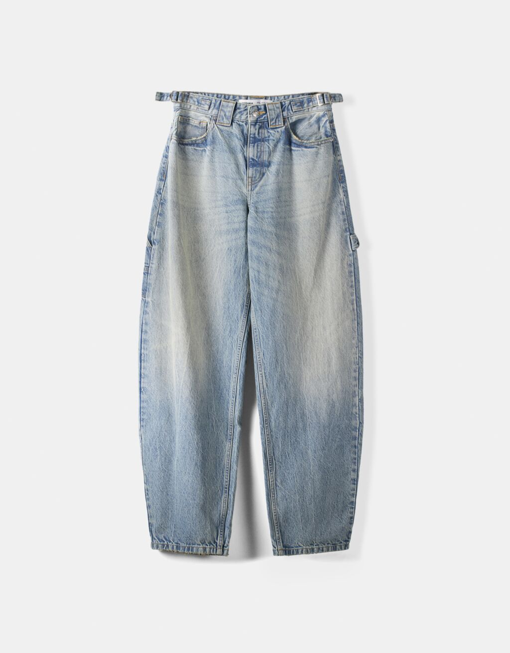 Jeans baggy carpinteiro-Azul lavado-4