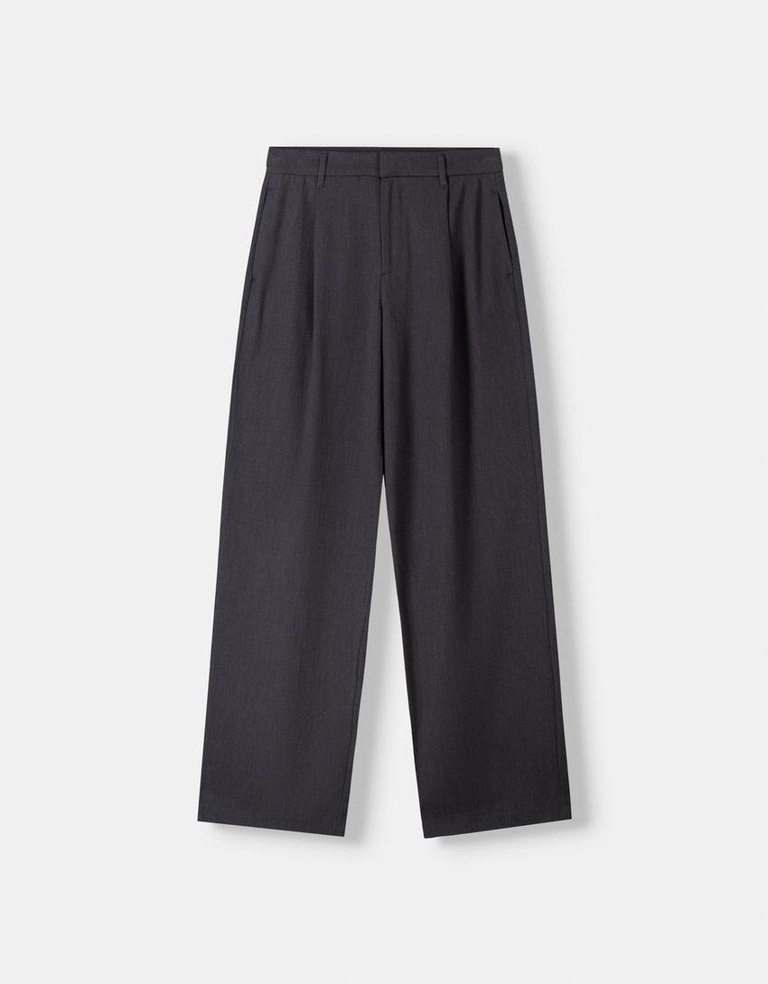 Lowrise baggy pants BSK Teen Bershka