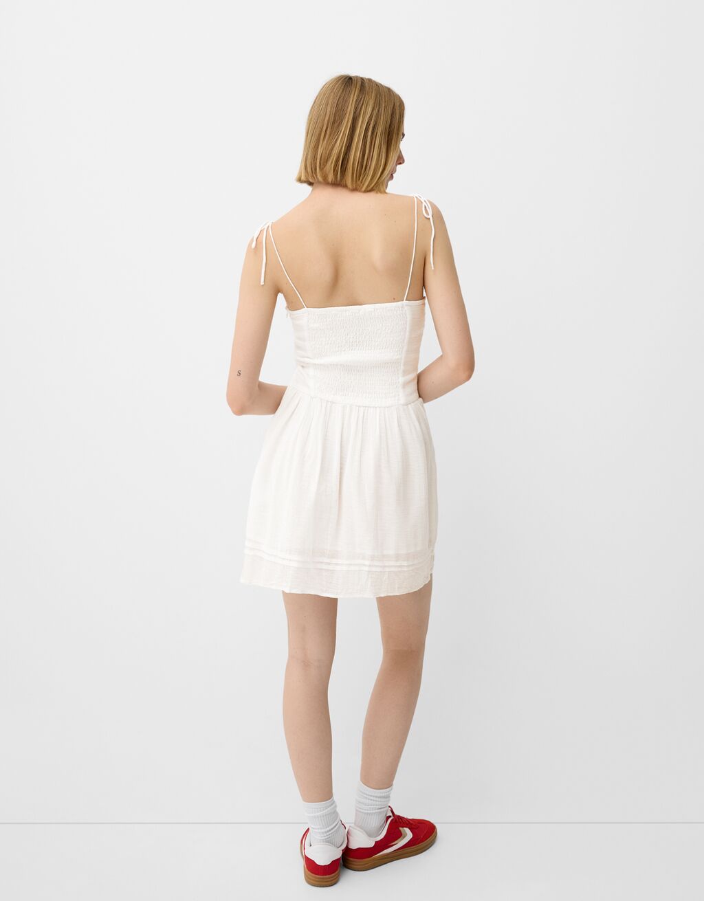 Vestido mini rústico-Blanco roto-2