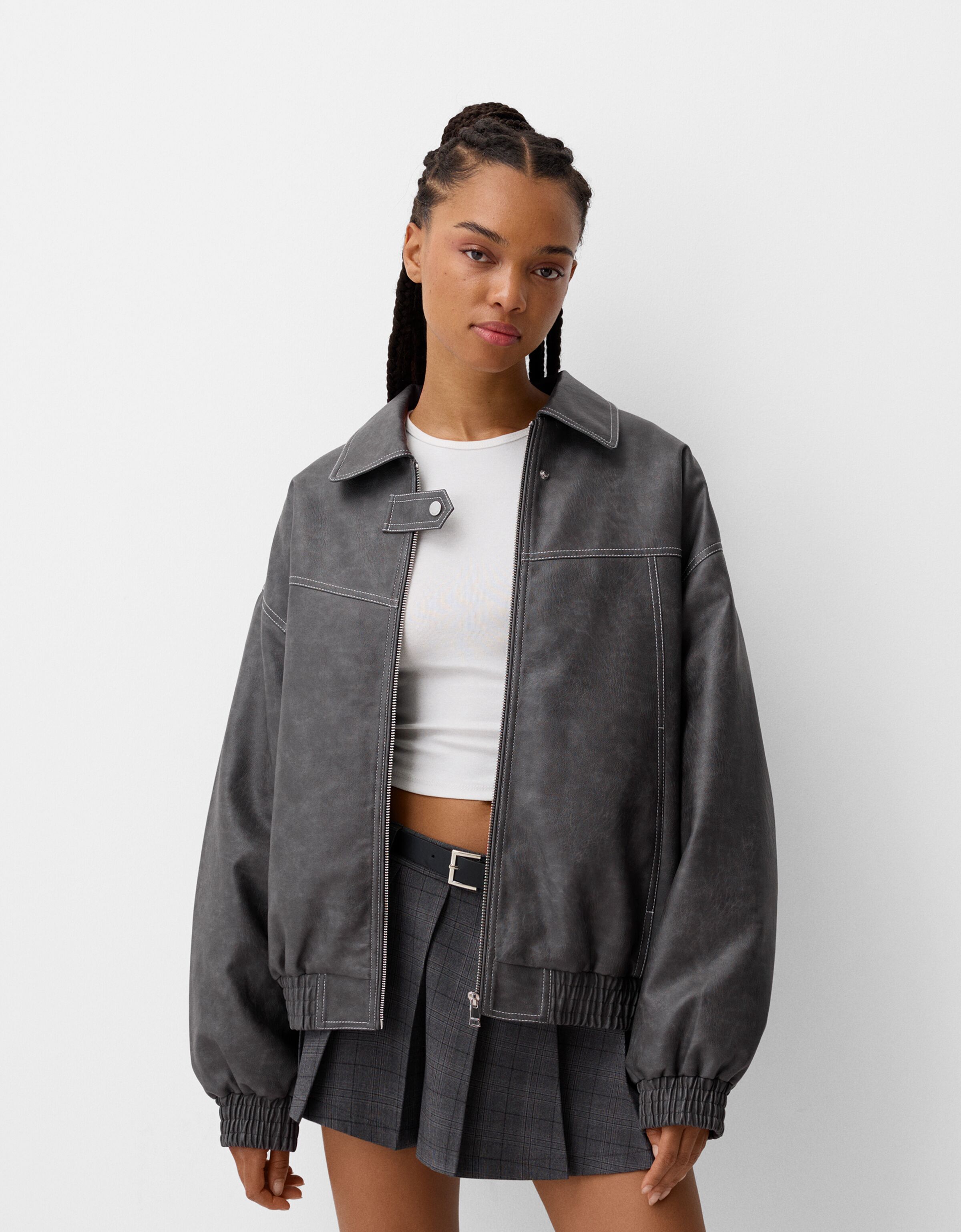 Veste bershka femme sale