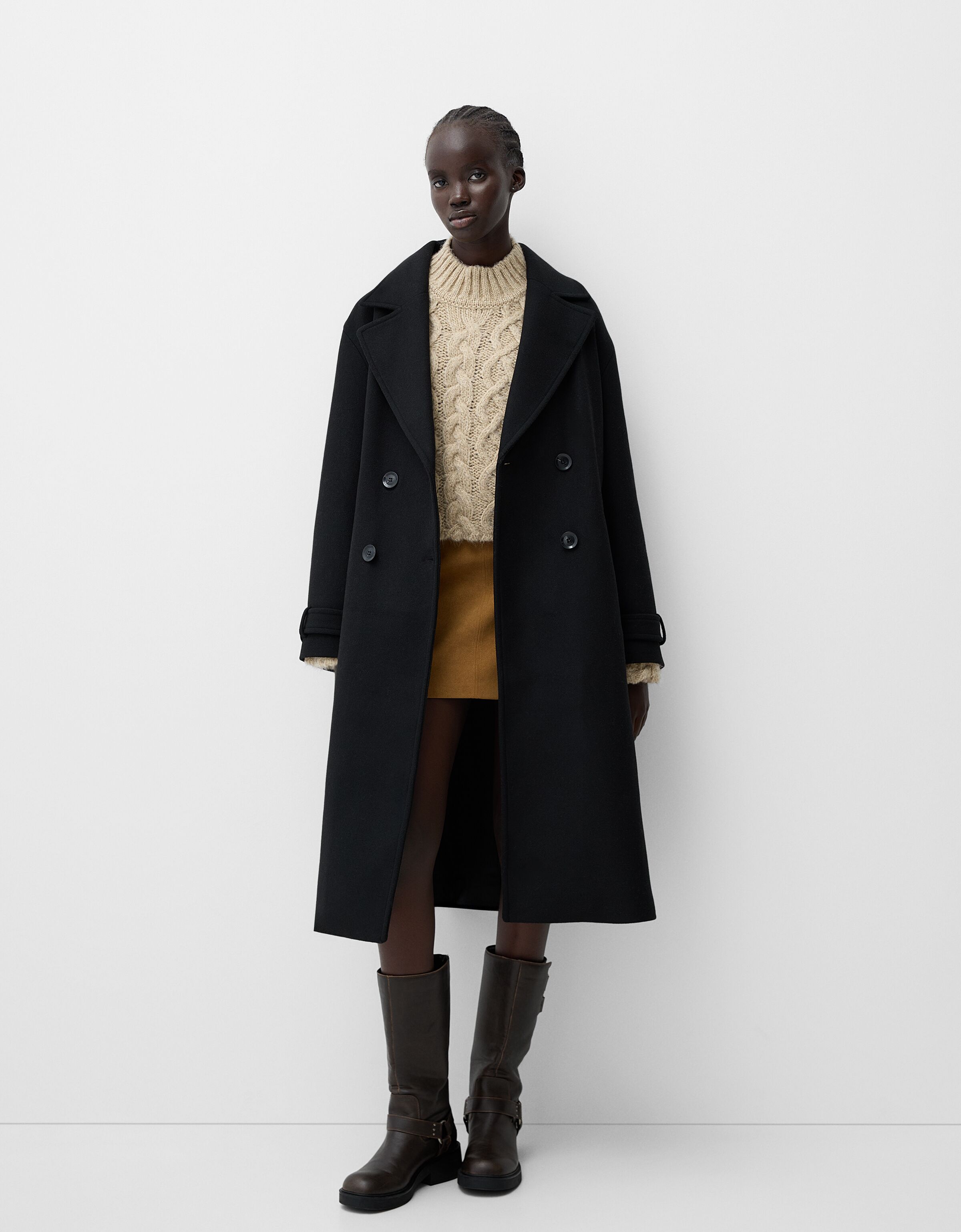 Cappotto trench Giacchetti e blazer Donna Bershka