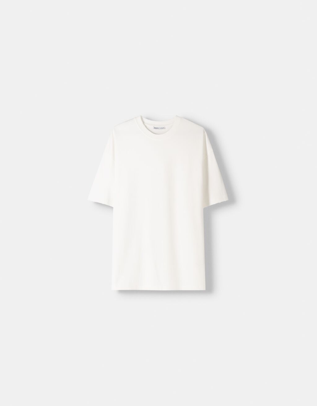 Camiseta manga corta oversize-Blanco roto-2
