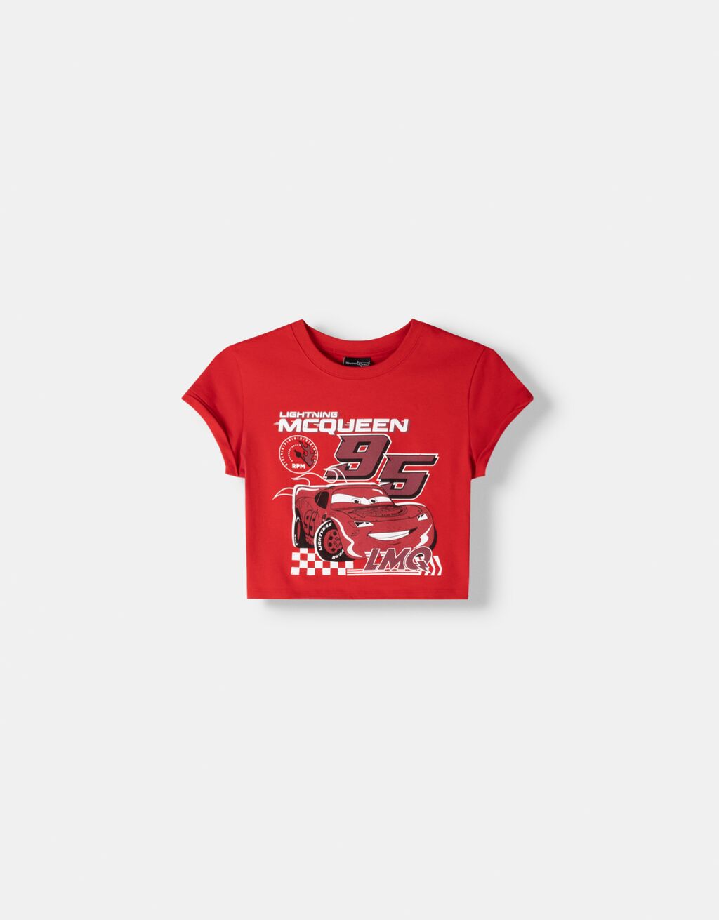 Camiseta Cars manga corta print-Rojo-4