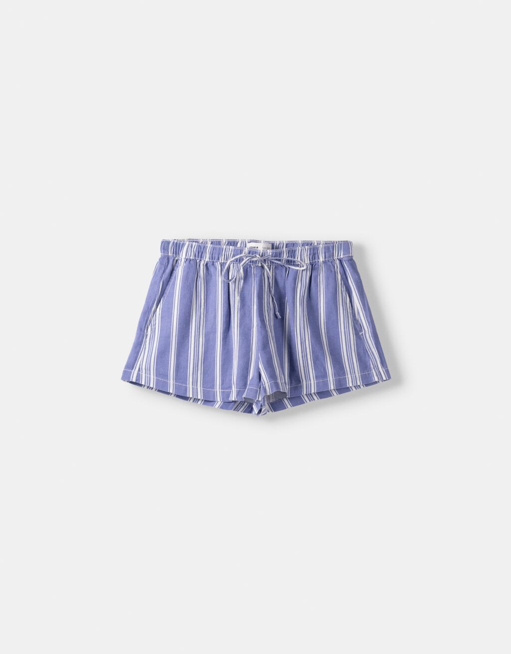 Short detalle goma cintura-Azul claro-4