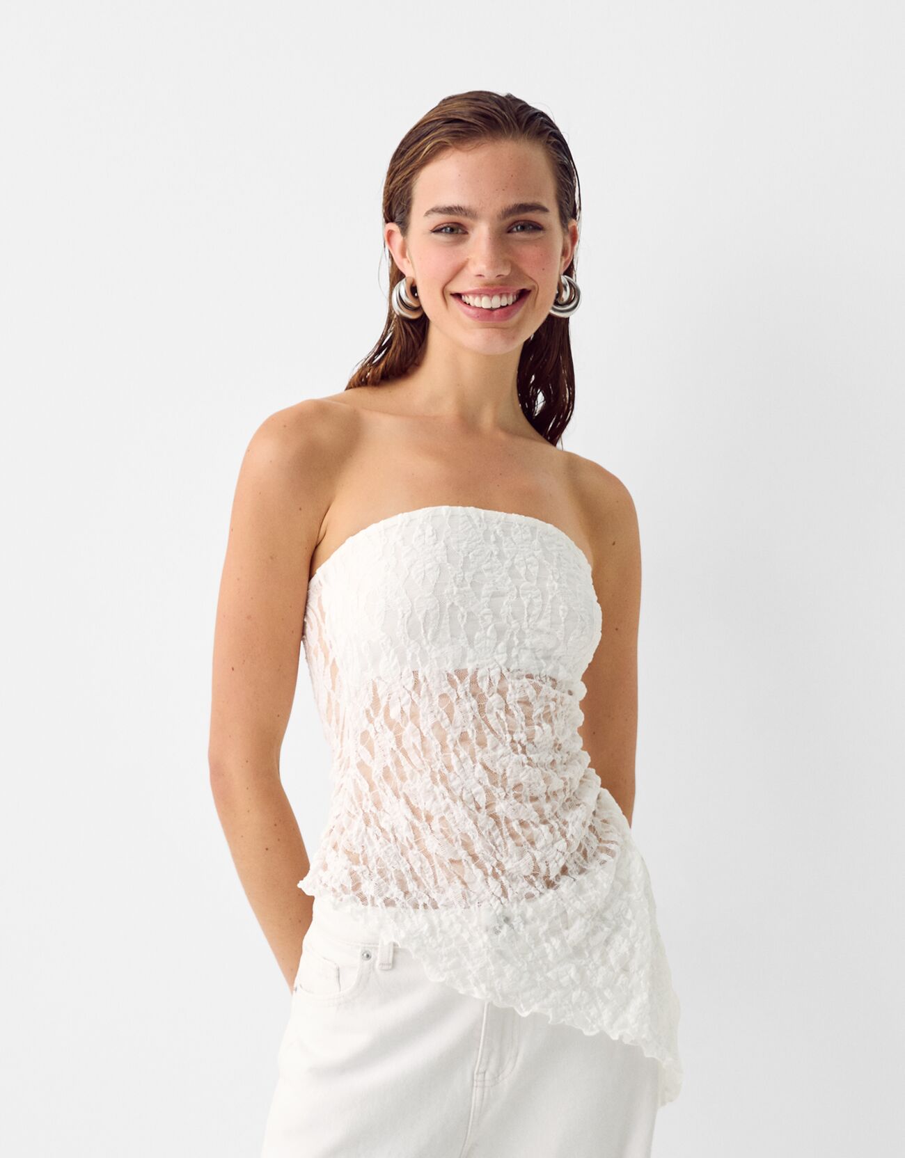 Rustic bandeau top