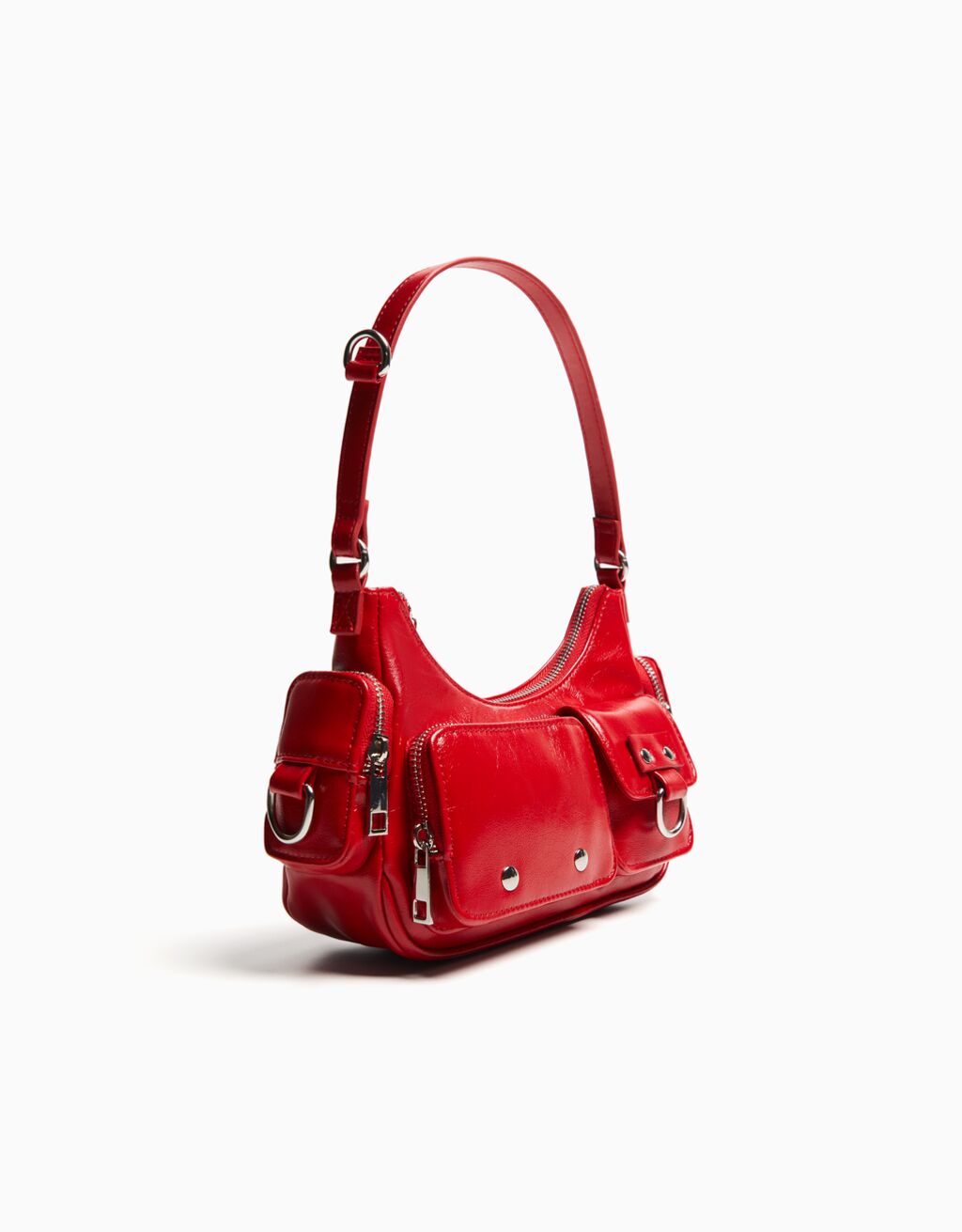 Multi pocket shoulder bag Women Bershka