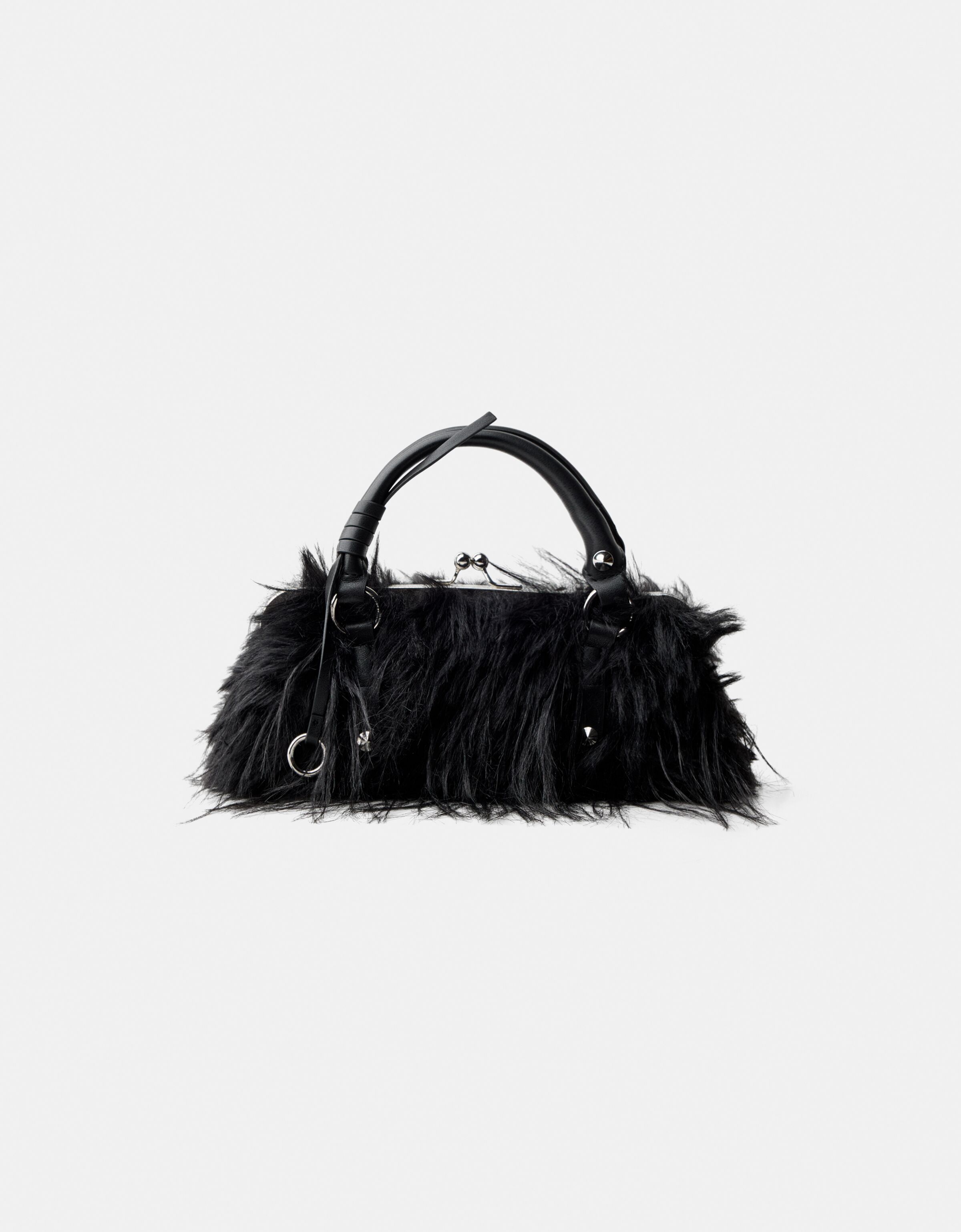 Bolso negro fashion bershka