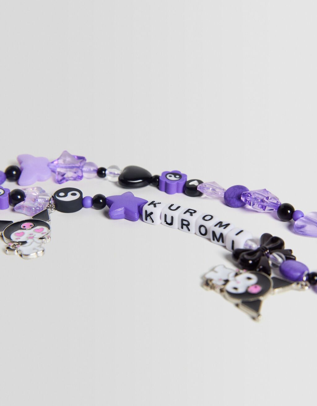 שרשרת לטלפון נייד Kuromi-סגול-2