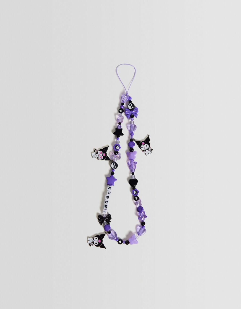 שרשרת לטלפון נייד Kuromi-סגול-4