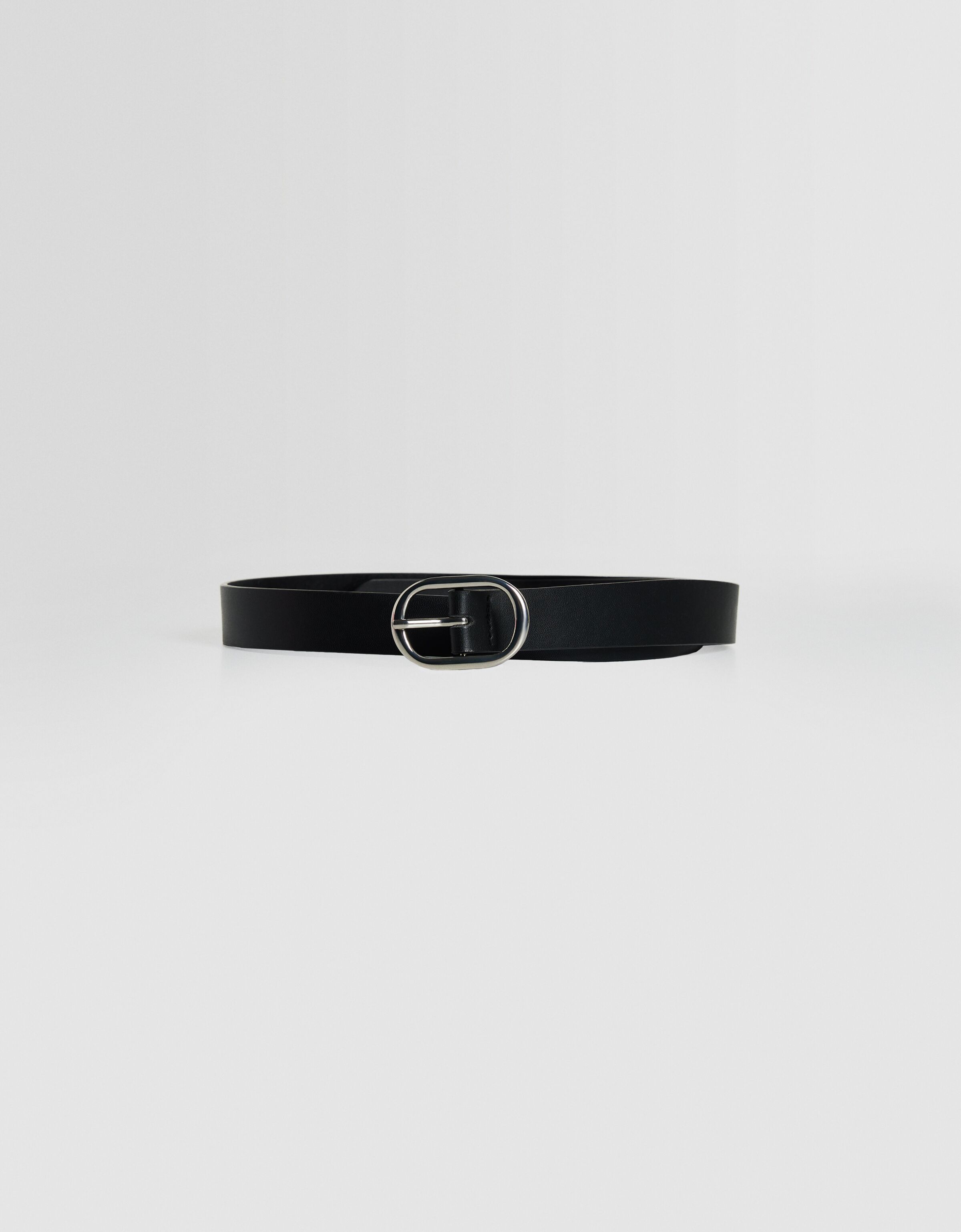 Ceinture en similicuir avec boucle rectangulaire Accessoires Femme Bershka