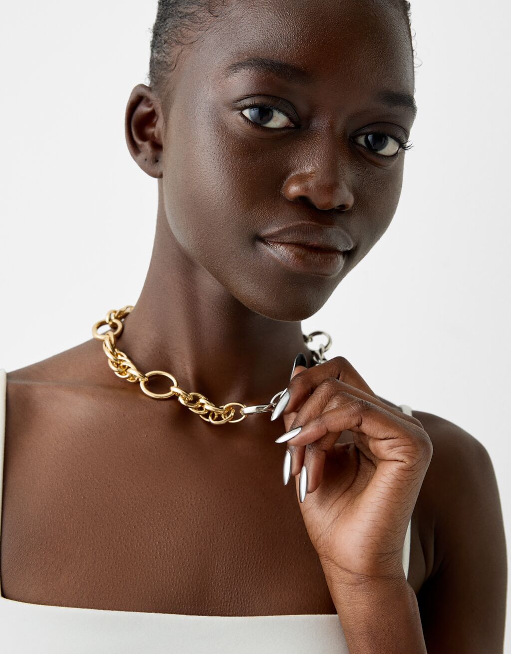 Collar doble cadena Signature Edition-Plata-1