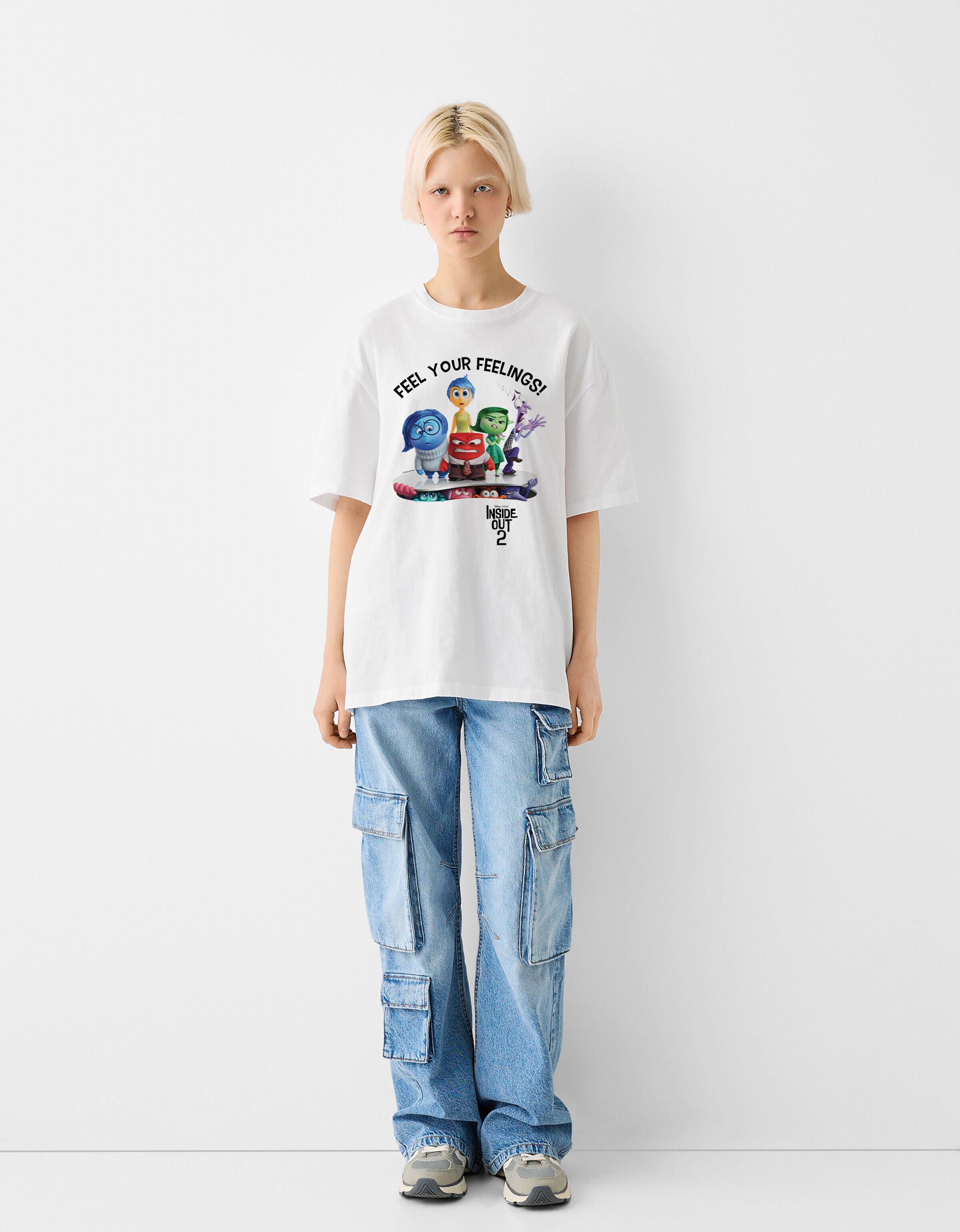 Inside Out 2 short sleeve T shirt T shirts Men Bershka