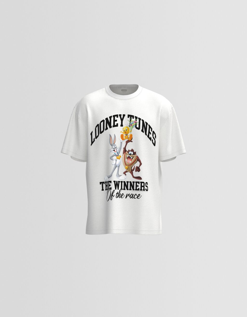 Camiseta Looney Tunes manga corta-Blanco-5