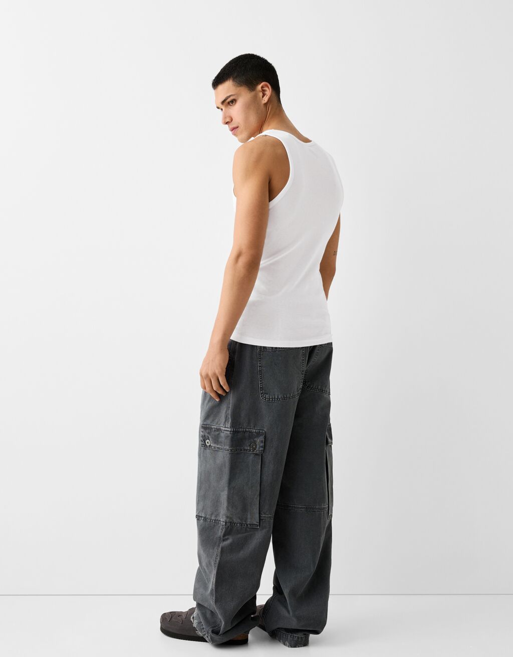 Camisetas sin manga bershka top