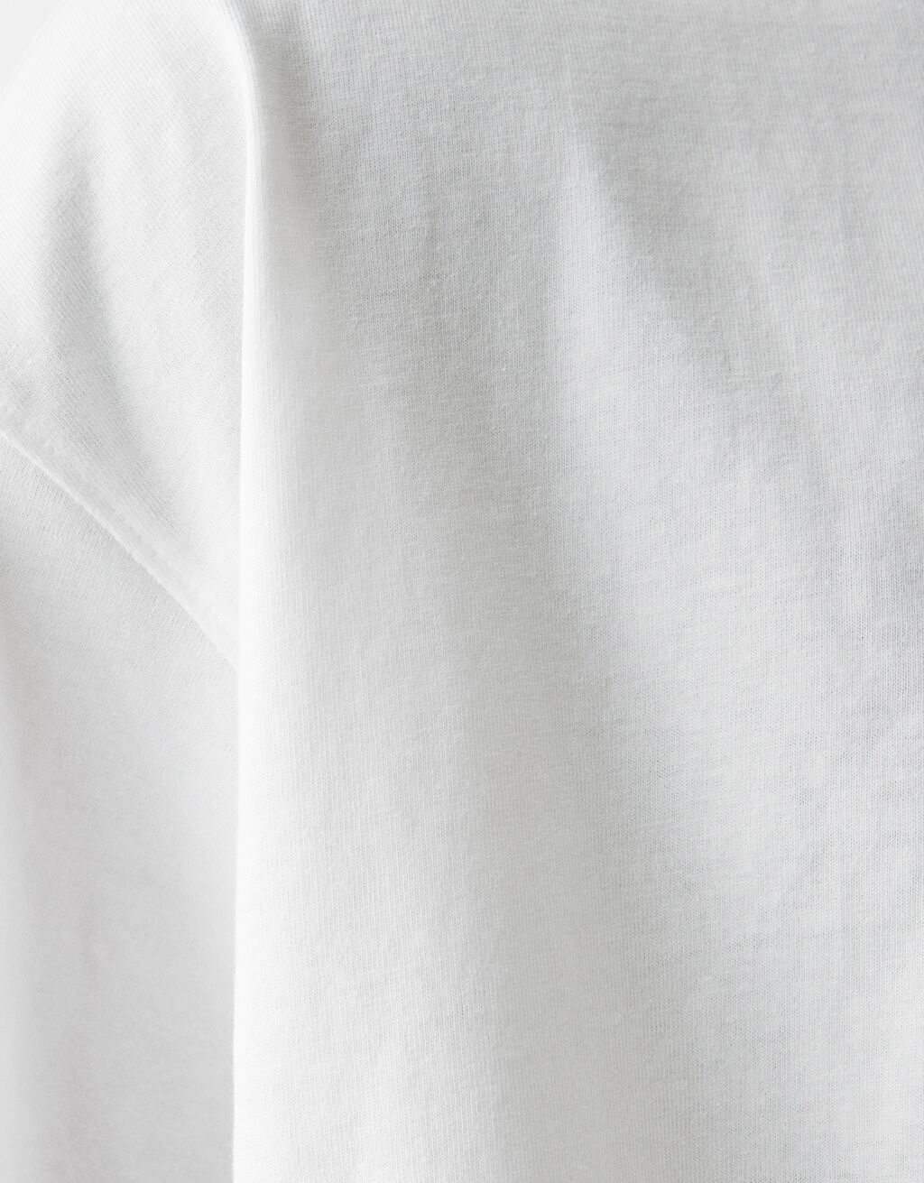 Oversized T-shirt met korte mouwen-Wit-5