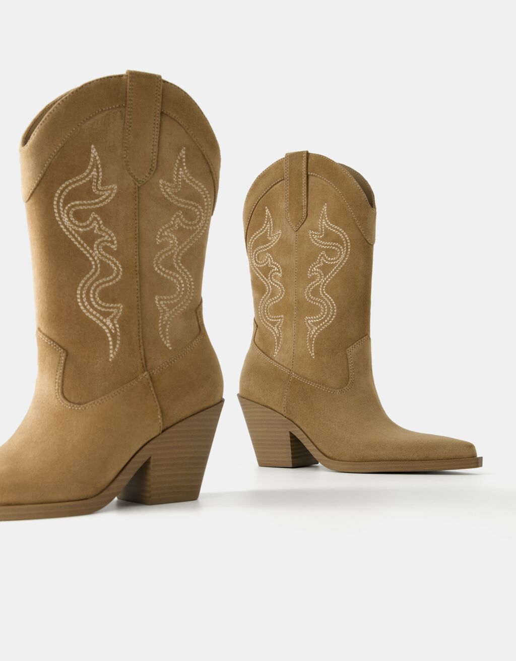 بوت كاوبوي بكعب-رملي-4