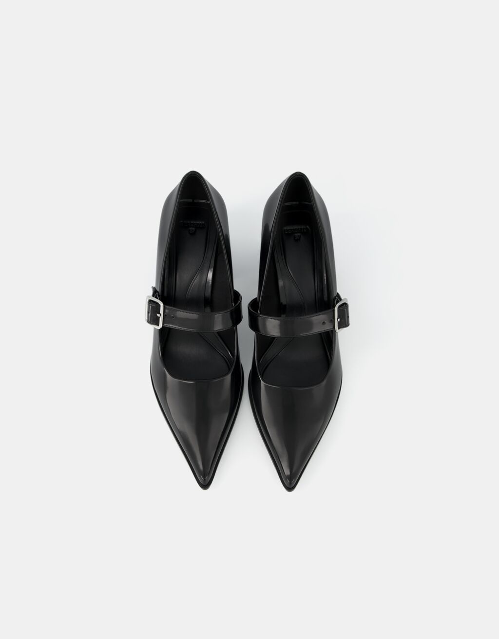 حذاء ماري جين بكعب عريض ومقدمة مدببة-أسود-5