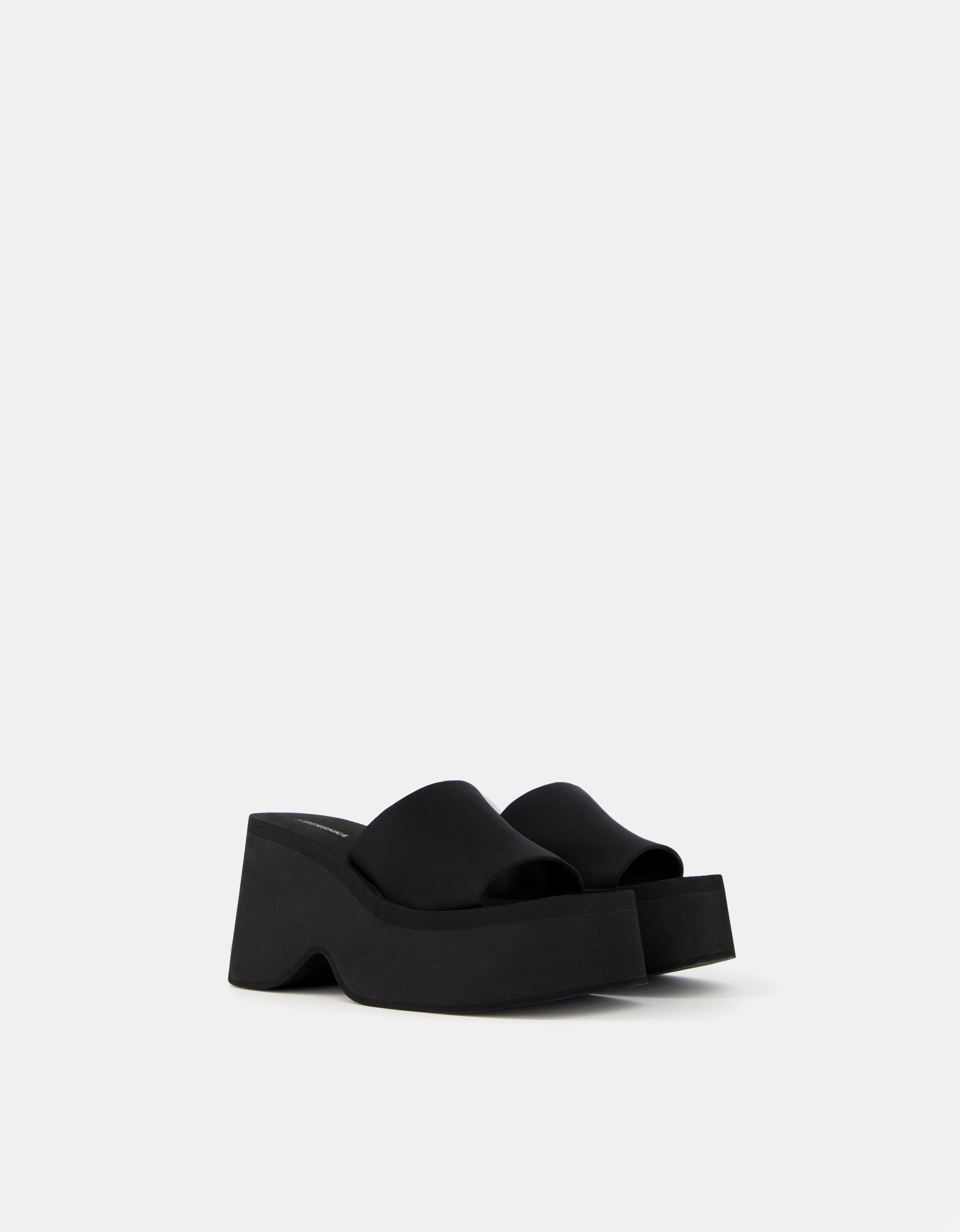 Platform mule sandals Shoes Women Bershka