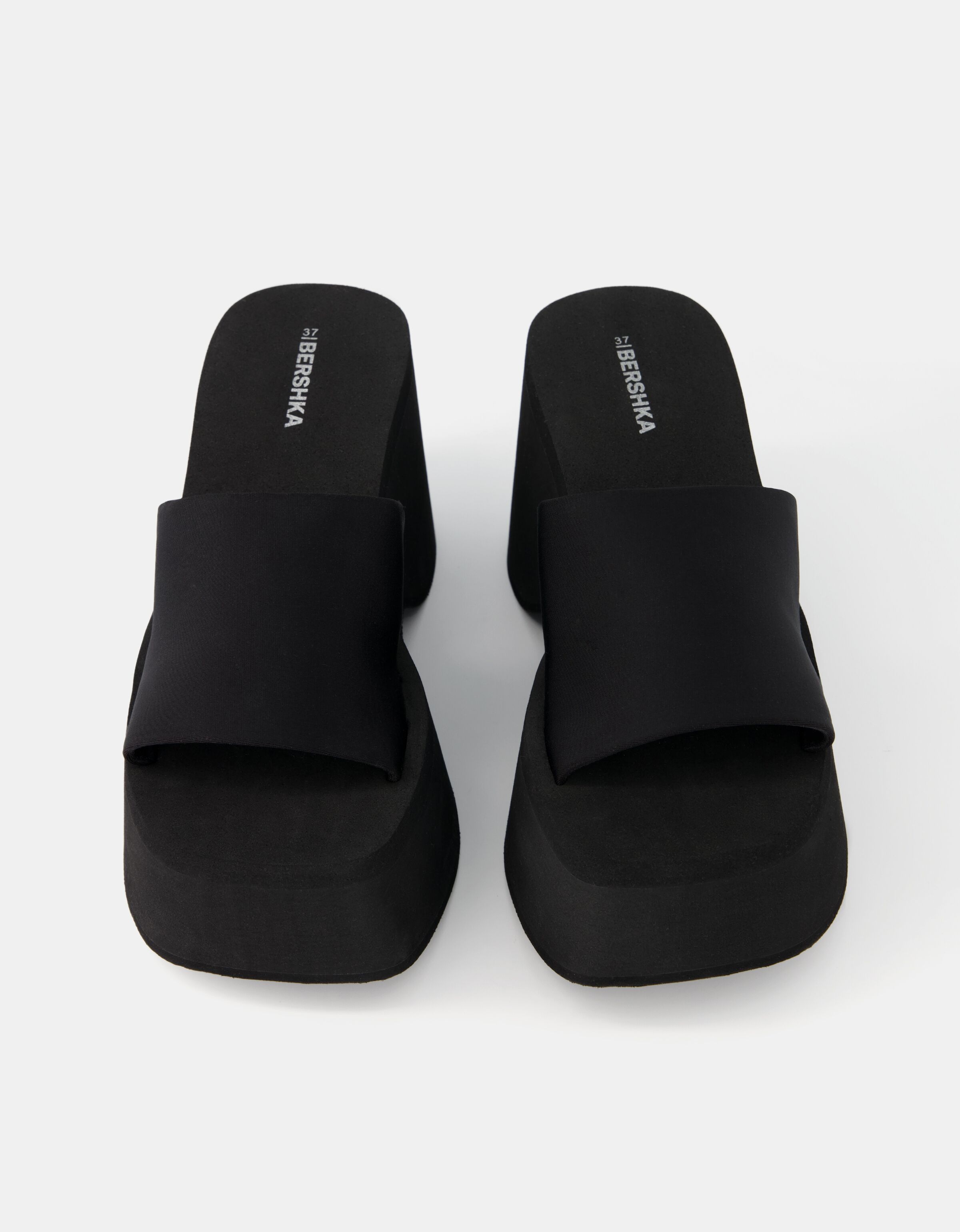 Platform mule sandals