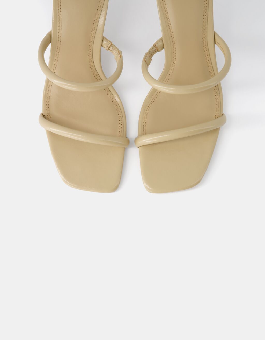 Sandalia tacón kitten doble tira-Crudo-3