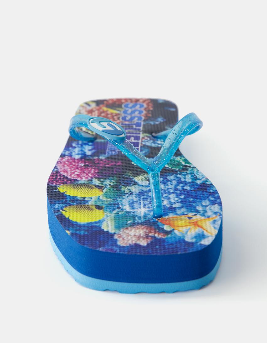 Sandálias efeito de caucho BERSSSHKA X SSSTUFFF-Combinado-4