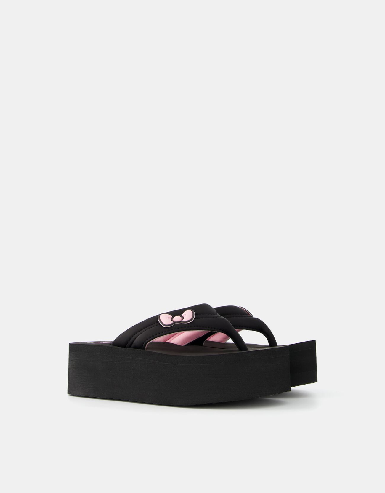 Hello Kitty Mania quilted platform sandals Shoes Women Bershka