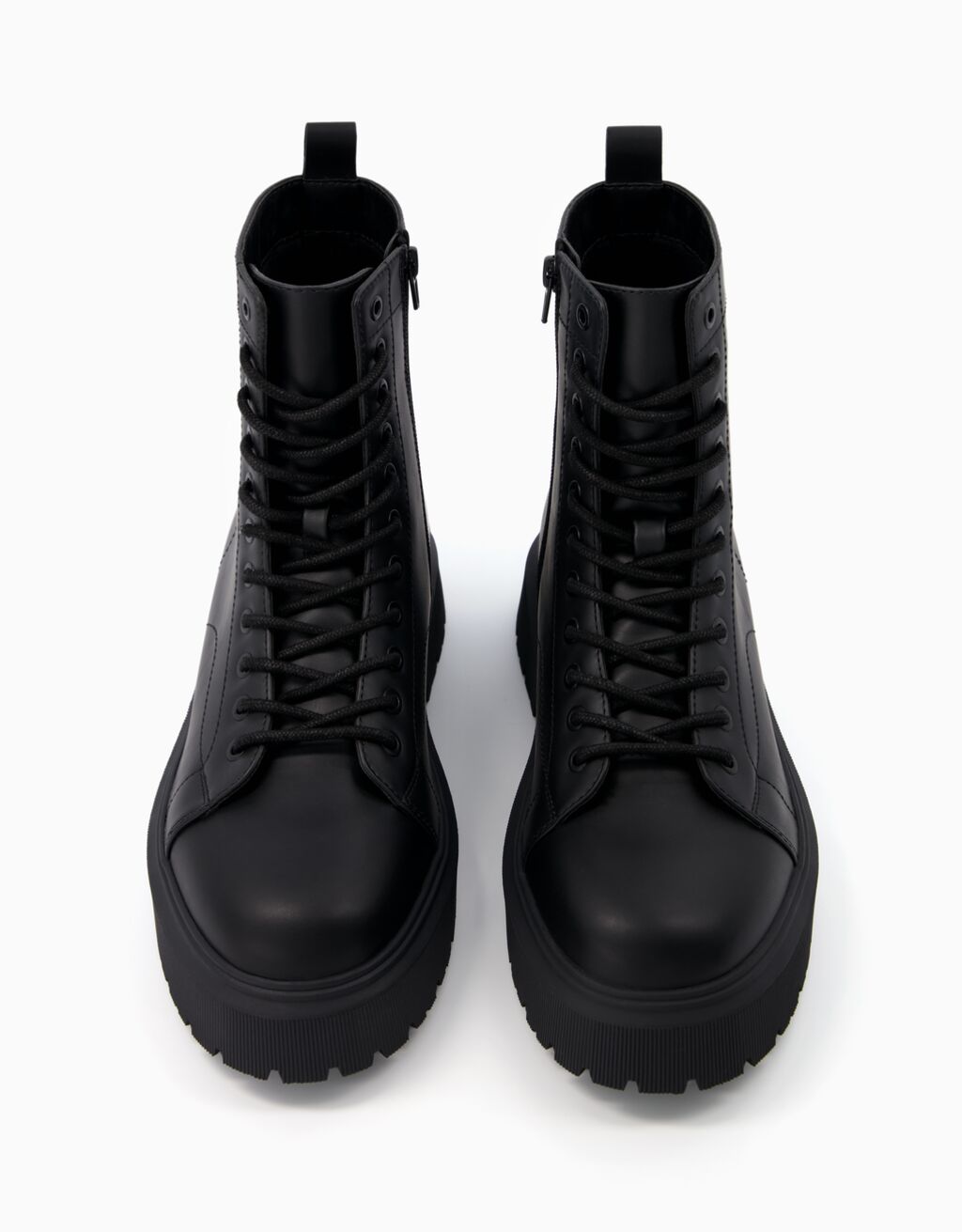 Men s track sole lace up ankle boots