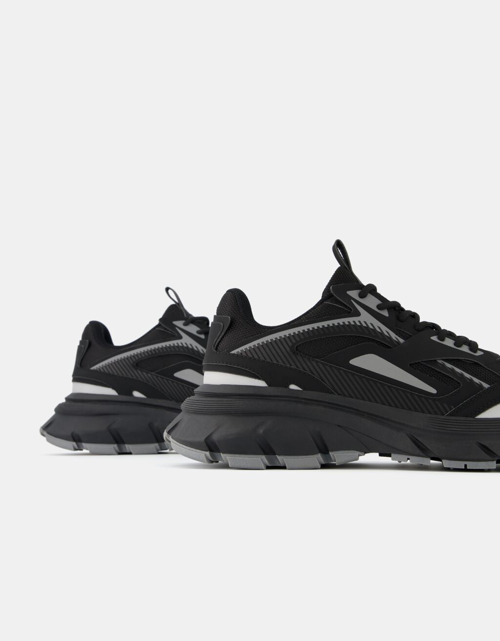 Sapatilhas multi peças homem-Preto-3