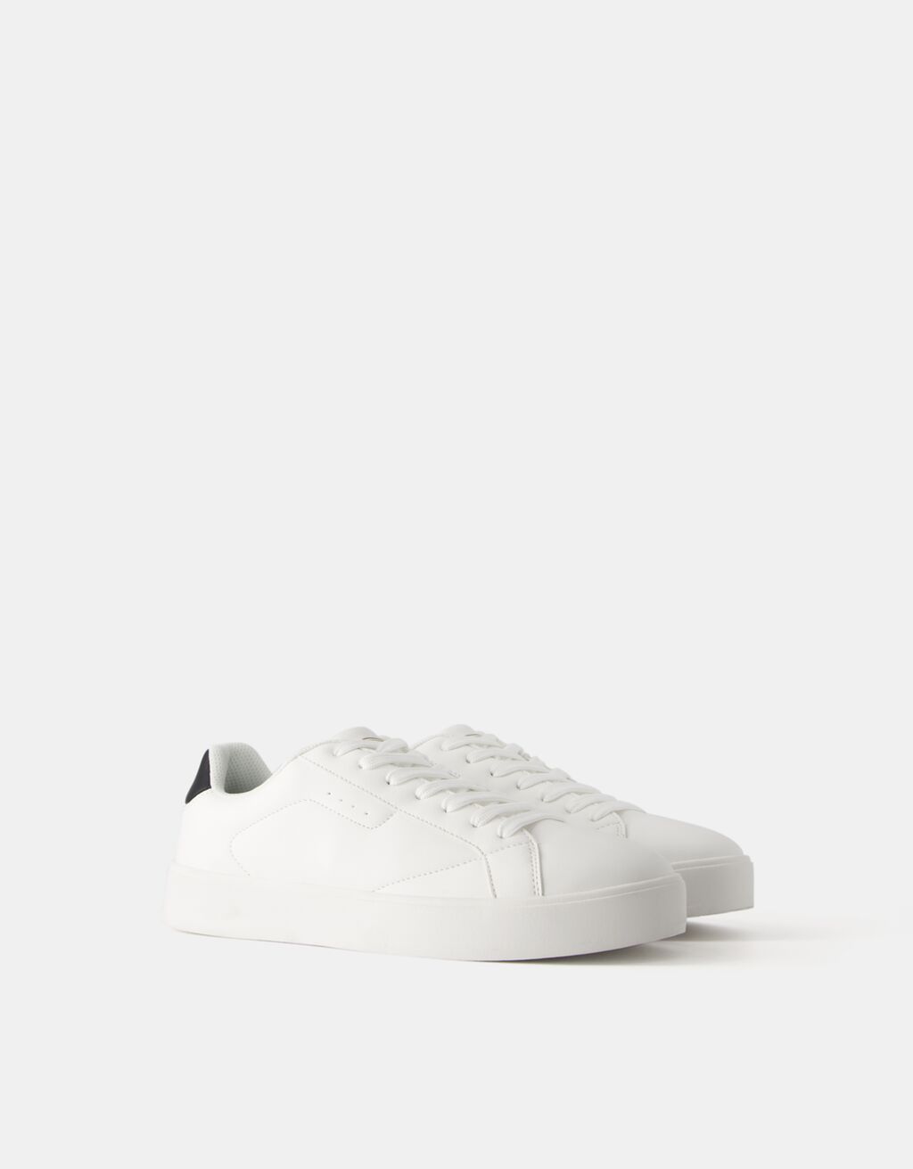 Bershka white sneakers online