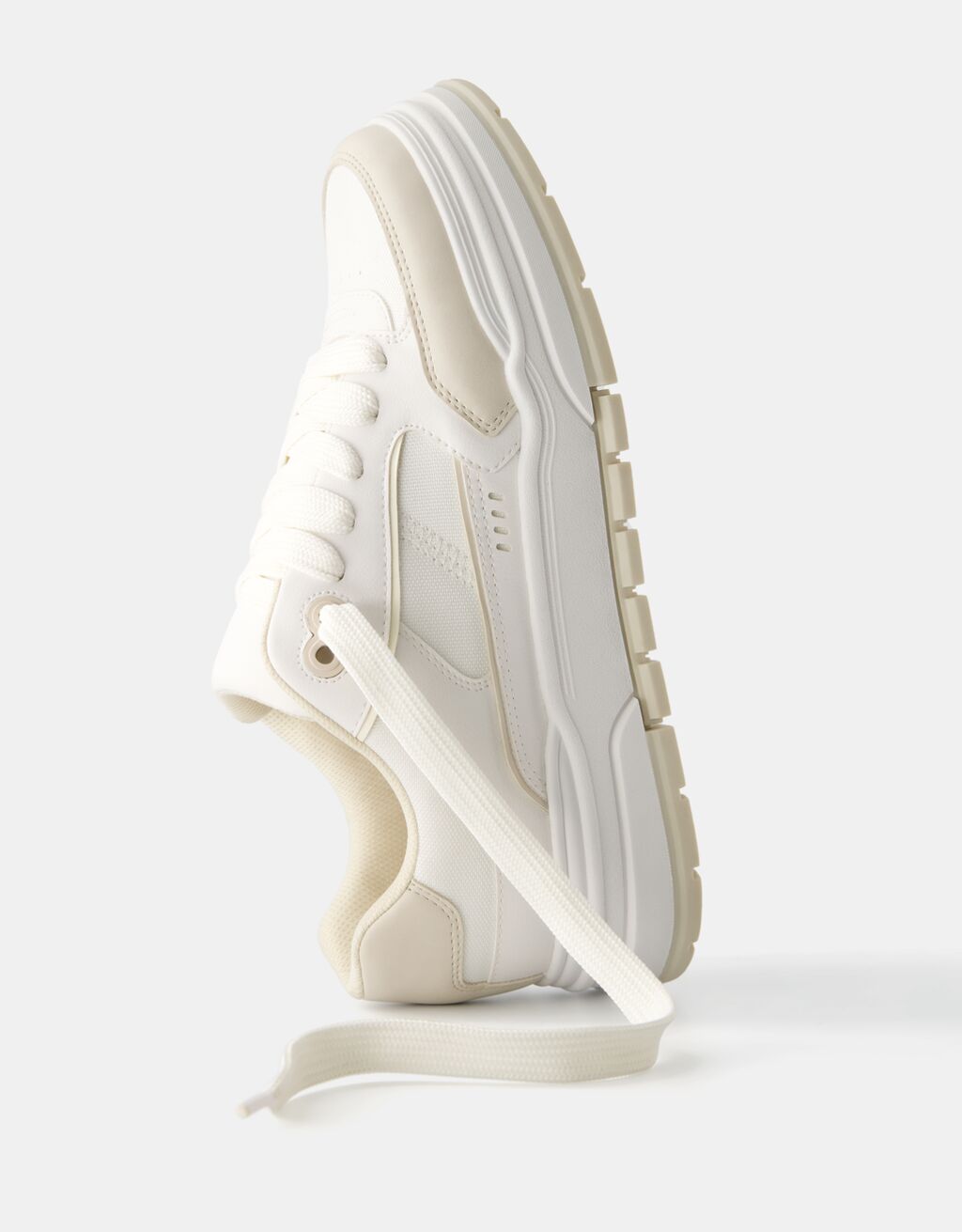 Sneakers tipo skate da uomo-Bianco-2